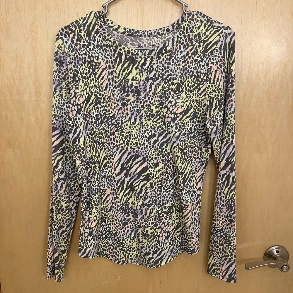 No Boundaries Y2K Animal Print Long Sleeve